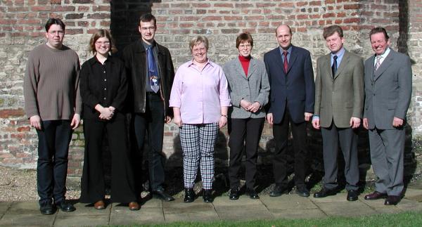 v.l.n.r: Lars Statenwerth, Pia Ziegler, Ralf Terstegen, Y. Ufermann-Puhlemann, Isa Feldkamp, Ulrich Mahner (2. Vorsitzender), Frank Brändel (1. Vorsitzender), Ludger Hutmacher