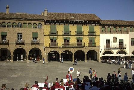 Konzert im spanischen Dorf in Barcelona